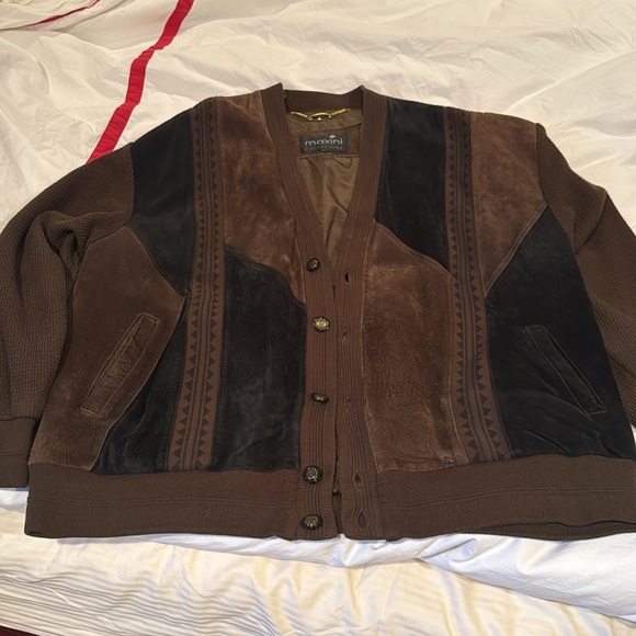 Man’s jacket leather and acrylic, lining polyester.XXL - Picture 10 of 10